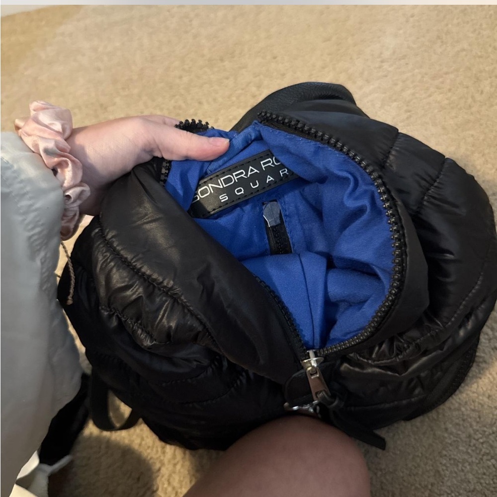 Sondra Robert Squared Quilted Backpack - image 2